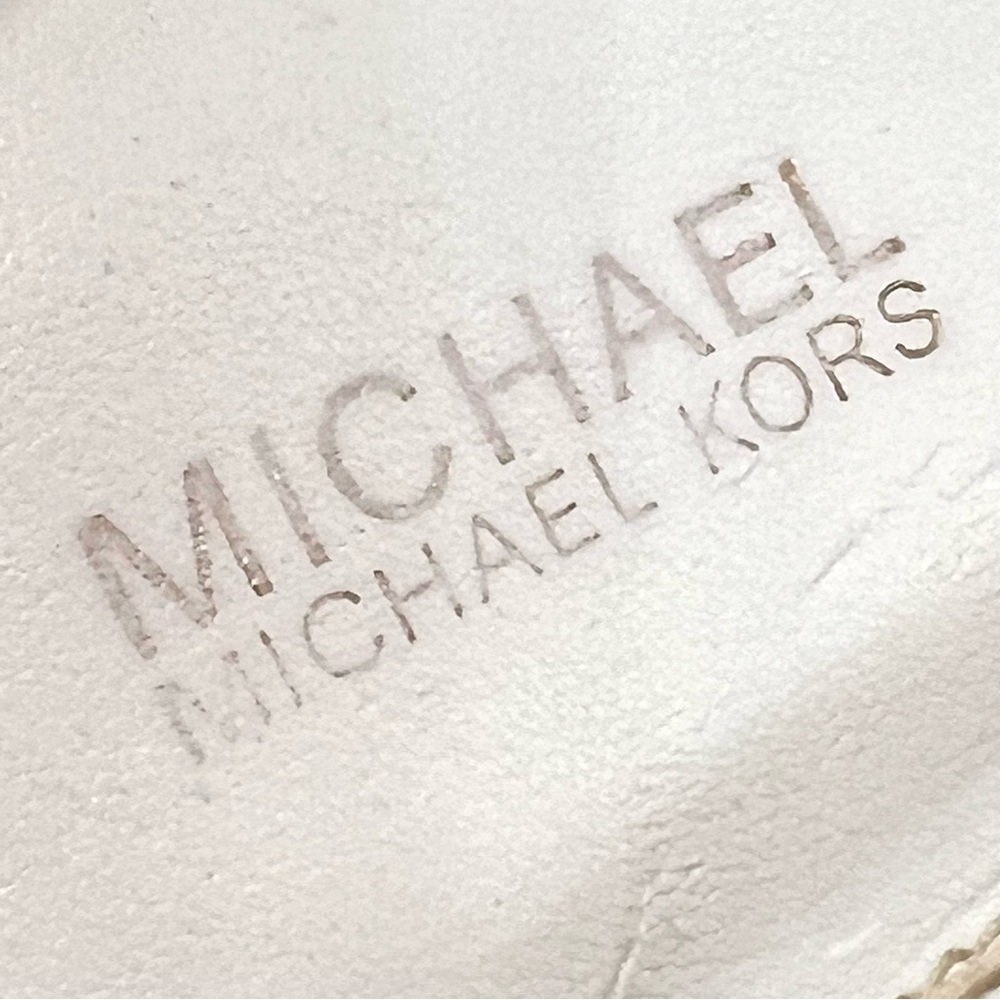 Michael Michael Kors Tasha White Leather Strappy Heels Sandals Women’s 11 - Picture 15 of 15
